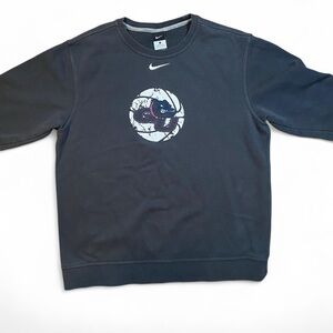 GU bulldogs Nike Men's Dark Gray Crewneck Sweater